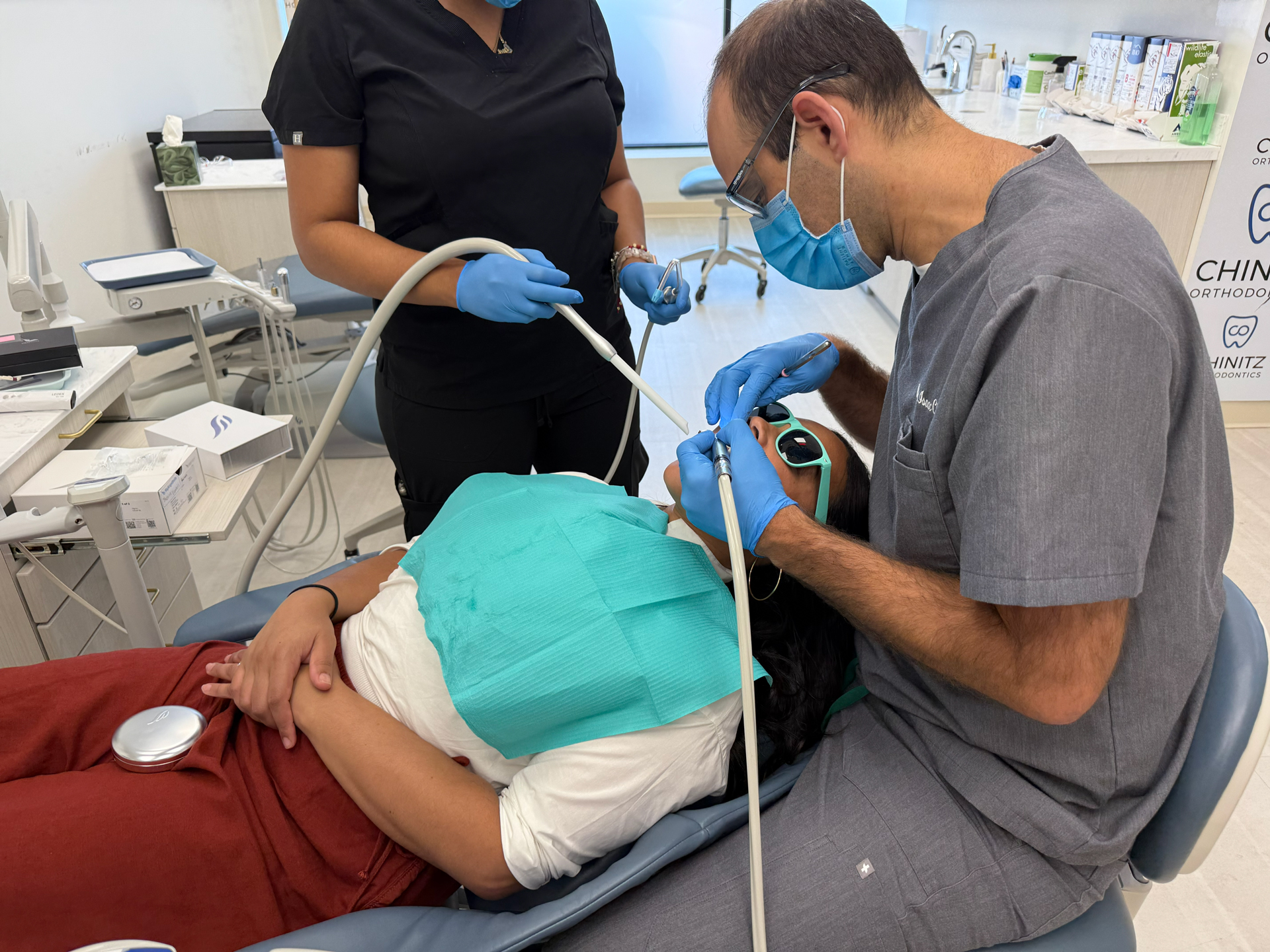 Dr Chinitz Operating On A Patient Wearing Sunglasses